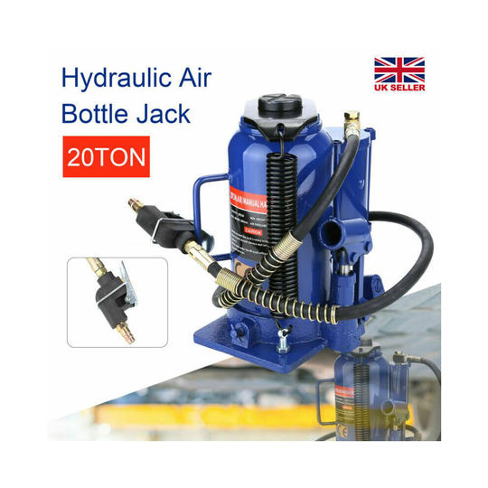 20 Ton Hydraulic Air Bottle Jack Pneumatic Ram Car Van Lorry Lifts