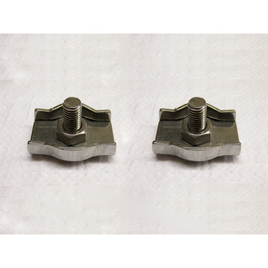 Simplex Wire Rope Grips Stainless Steel 3MM x2(Marine Loop Clamps)