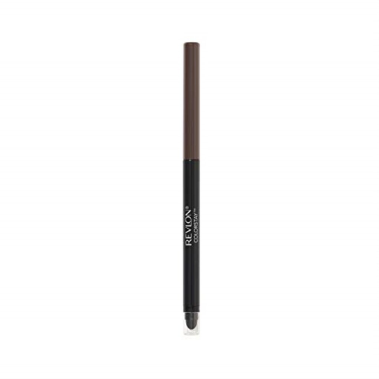 Revlon ColorStay Pencil Eyeliner with Built-in Sharpener, Waterproof, Smudgeproof, Longwearing Eye Makeup with Ultra-Fine Tip, 203 Brown, 0.01 oz