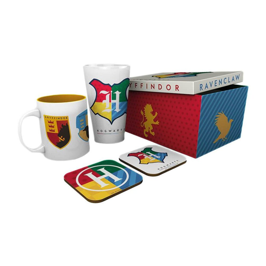 Harry Potter Hogwarts Houses Drinkware Gift Box