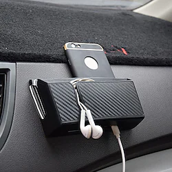 Car Mobile Phone Storage Box Self Adhesive Front Seat Car Organizer Universal Vehicle Dashboard Pocket Holder Car Accessories Lightinthebox