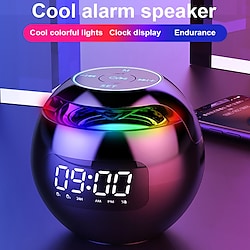 Mini Bluetooth Speaker Wireless Bluetooth Sound box with LED Display Alarm Clock Hifi TF Card MP3 Music Play Lightinthebox