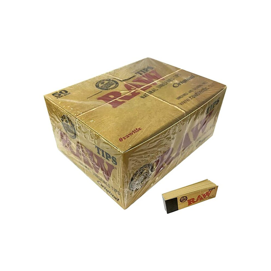 RAW ORIGINAL TIPS 50 2 x 100 Box of 50 Packs Roach Full Box