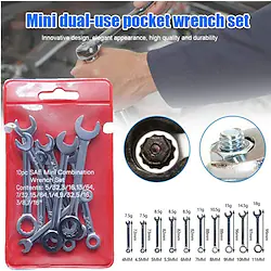 10PCS Combination Spanner Set 4-11mm Imperial Combination Mini Wrench Repair Hand Tool Lightinthebox