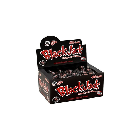 Full Box of 400 Barratt Black Jack Chews Aniseed flavour chews