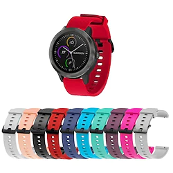 1 pcs Smart Watch Band for Garmin Vivoactive 3 Silicone Smartwatch Strap Soft Breathable Sport Band Replacement Wristband Lightinthebox