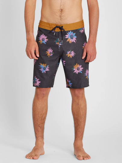 Men's Volcom Natural Visions Stoney 19" Boardshort - Black