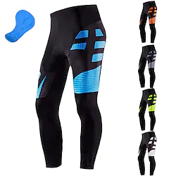 Men's Cycling Tights Bike Bottoms Mountain Bike MTB Road Bike Cycling Sports 3D Pad Cycling Breathable Quick Dry Black Green Spandex Clothing Apparel Bike Wear / Stretchy / Athleisure Lightinthebox