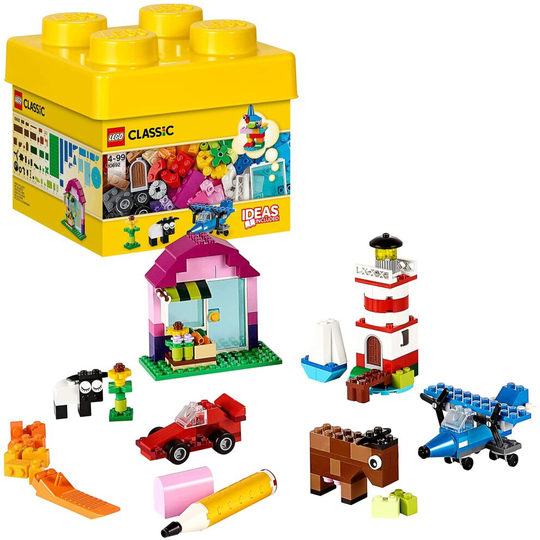 LEGO 10692 Classic Creative Bricks, Classic Colorful Building Set with Storage Box (221 Pieces)