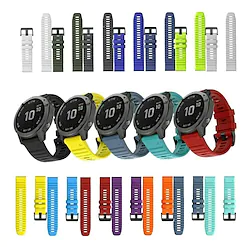 Smart Watch Band for Garmin Fenix 7X / 6X / 5X / 3 Sapphire Fenix 6X Pro / 5X Plus / 3 HR D2 Delta PX / Bravo / Charlie Silicone Smartwatch Strap Soft Breathable Sport Band Classic Buckle Replacement Lightinthebox