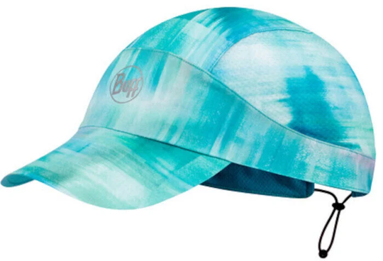Buff Pack Run Cap Patterned Marbled Turquoise S/M