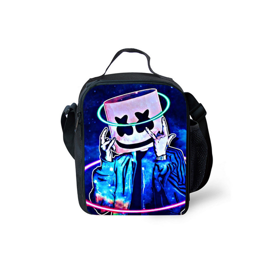 (Style 14) Marshmallow DJ Series 3 Lunch Bag Insulated Cooler