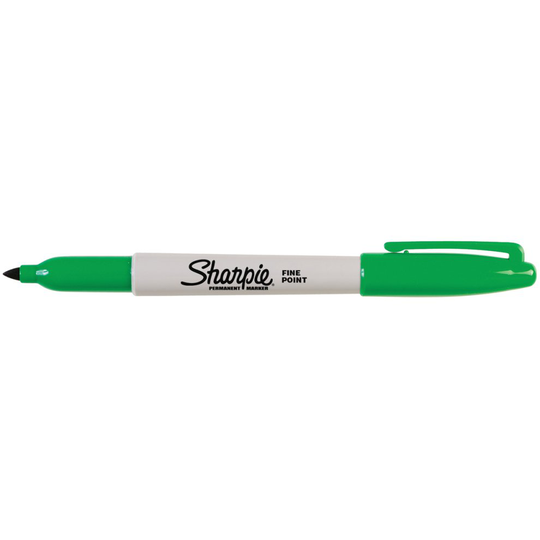 Sharpie Fine Point Permanent Marker Open Stock-Green