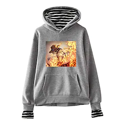 Inspired by One Piece Portgas·D· Ace Hoodie Anime Cartoon Anime Front Pocket Graphic Hoodie For Men's Women's Unisex Adults' Hot Stamping 100% Polyester Casual Daily Lightinthebox