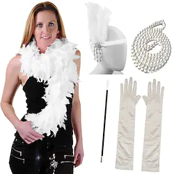The Great Gatsby Charleston Roaring 20s 1920s Roaring Twenties Cocktail Dress Vintage Dress Flapper Dress Dress Costume Accessory Sets Flapper Headband Prom Dress Halloween Costumes Prom Dresses Lightinthebox