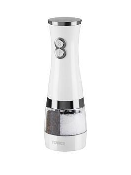 Tower Duo Electric Salt And Pepper Mill &Ndash; White