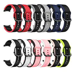 1 pcs Smart Watch Band for Samsung Galaxy Watch 5 40/44MM Watch 5 Pro 45MM Watch 4 Classic 42/46mm Watch 4 40/44mm Silicone Smartwatch Strap Adjustable Elastic Breathable Sport Band Replacement Lightinthebox