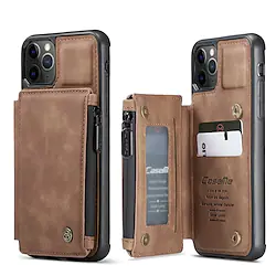 Phone Case For Apple Back Cover iPhone 14 Pro Max 14 Plus 13 12 11 Pro Max Mini X XR XS Wallet Card Holder Zipper Solid Colored TPU PU Leather Lightinthebox