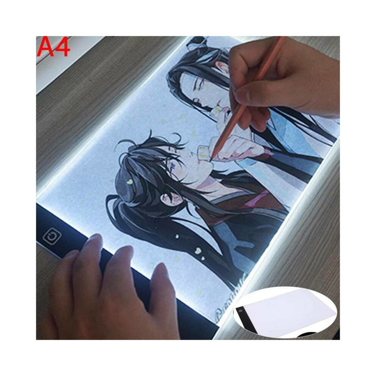 A4 LED Slim Art Craft Drawing Copy Tracing Tattoo Light Box Pad Board