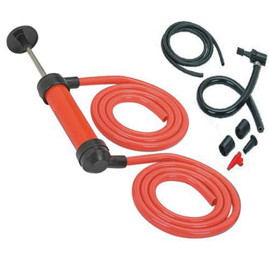 Siphon Pump Tool Kit Petrol Diesel Oil Transfer Syphon Extractor