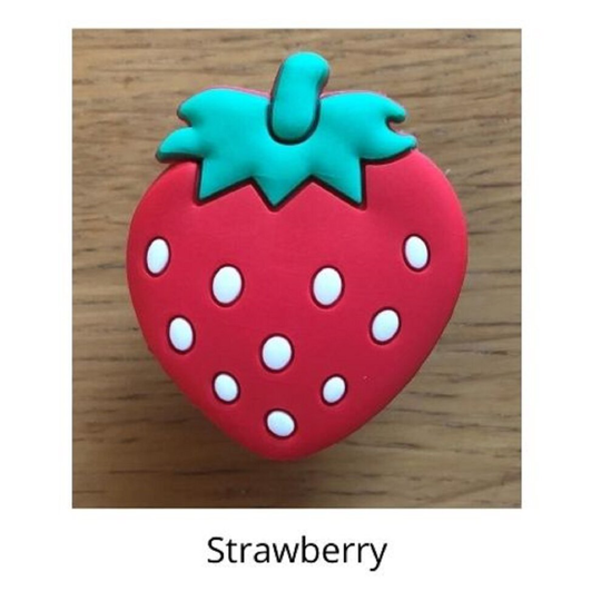 (Strawberry) mobile phone holder Socket Finger grip Stand UK