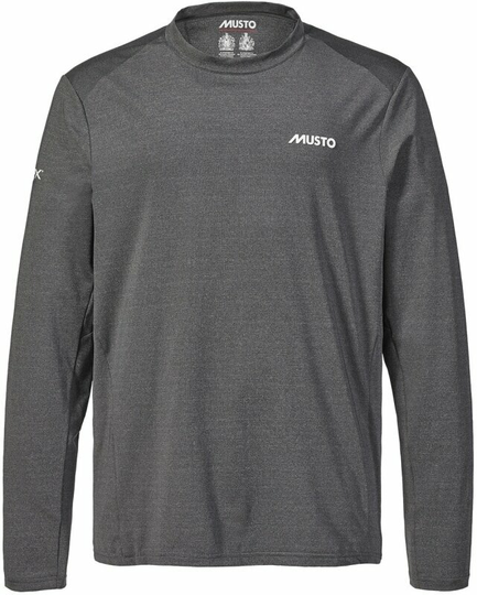Musto LPX Sunblock Dynamic LS Tee Black Melange XXL