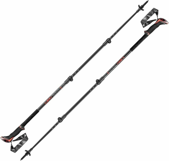 Leki Makalu Bright Red/Black/Dark Anthracite 110 - 145 cm