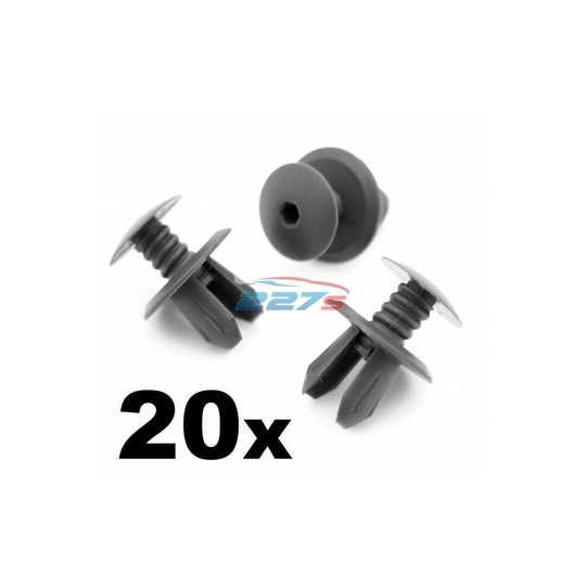 20x VW Volkswagen T4 T5 Transporter Van Lining Panel Clips Anthracite /Dark Grey