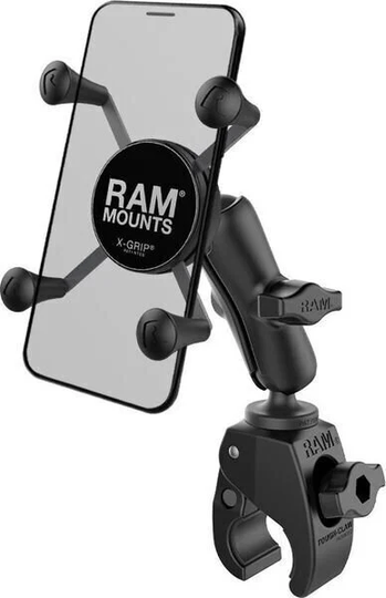 Ram Mounts X-Grip Phone Mount with RAM Tough-Claw Small Clamp Base