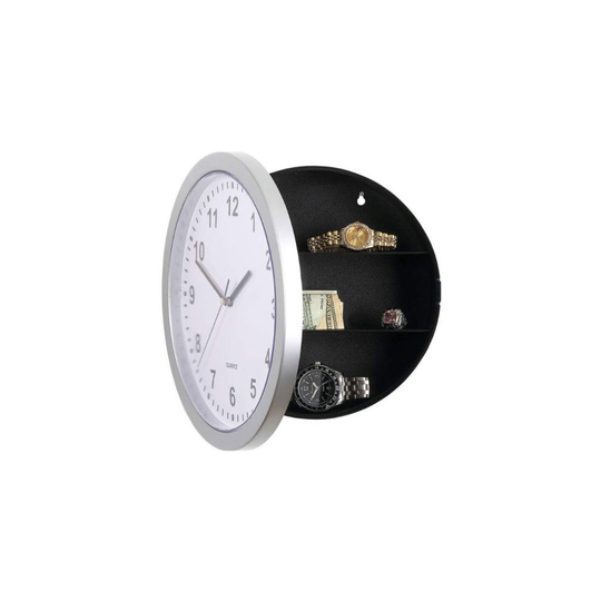 GEEZY Secret Wall Clock Home Safe Valuables Money Box Stash Cash Jewellery Gold
