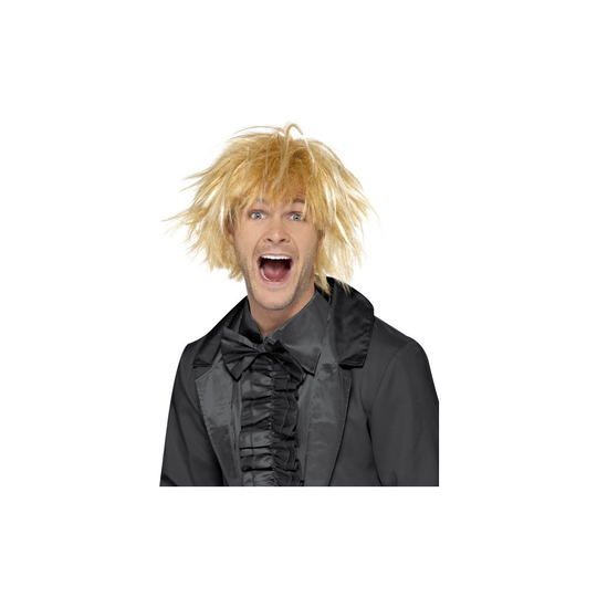 Blonde Men's 90's Two Tone Messy Surfer Wig - wig messy surfer guy fancy dress dumb dumber 90s mens harry costume accessory blonde 1990s