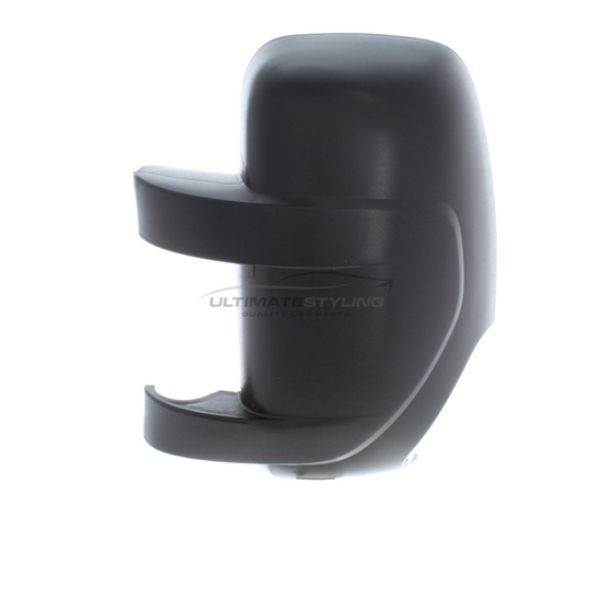 Vauxhall Movano Mk2 Van 3/2010-> Wing Mirror Cover Cap Black Textured Passenger Side (LH)