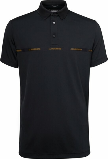 J.Lindeberg Chad Slim Fit Mens Polo Shirt Black XL