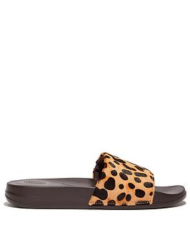 Fitflop Iqushion Leopard Slides