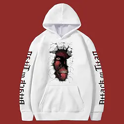 Inspired by Attack on Titan Titanite Hoodie Cartoon Manga Anime Harajuku Graphic Kawaii Hoodie For Men's Women's Unisex Adults' Hot Stamping 100% Polyester Lightinthebox