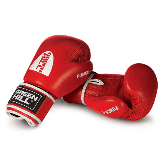 (Red, 14oz) GREEN HILL BOXING GLOVES PUNCH II