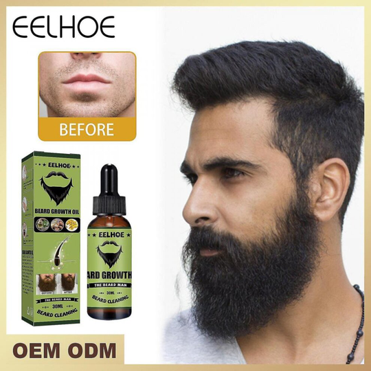 Beard Care Serum Beard Growth Nutrient Treatment Dry Beard And Frizz Serum 30ml Box
