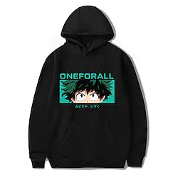 Inspired by My Hero Academia Boko No Hero Midoriya Izuku Bakugou Katsuki Deku Cosplay Costume Hoodie Cartoon Harajuku Graphic Kawaii Hoodie For Men's Women's Adults' Polyester / Cotton Blend Lightinthebox