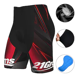 21Grams Men's Bike Shorts Cycling Shorts Bike Shorts Pants Mountain Bike MTB Road Bike Cycling Sports 3D Pad Cycling Breathable Quick Dry Black Green Polyester Spandex Clothing Apparel Bike Wear Lightinthebox