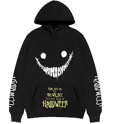 Inspired by Halloween Devil Hoodie Cartoon Manga Anime Front Pocket Graphic Hoodie For Men's Women's Unisex Adults' Hot Stamping 100% Polyester Lightinthebox