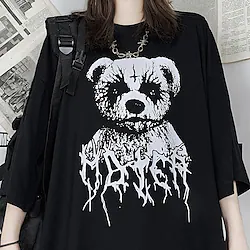 Inspired by Punk Gothic Beer T-shirt Anime Cartoon Anime Classic Street Style T-shirt For Men's Women's Unisex Adults' Hot Stamping 100% Polyester Lightinthebox