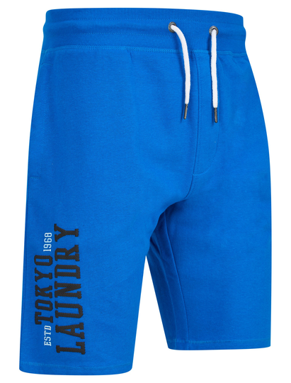 Jogger Shorts Siding Multi-Pocket Brushback Fleece Jogger Shorts in Jet Blue - Tokyo Laundry / S - Tokyo Laundry