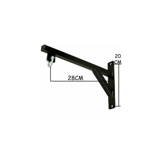 Punch Bag 12 inch Wall Bracket Steel Mount Hanging Stand Hook Punch