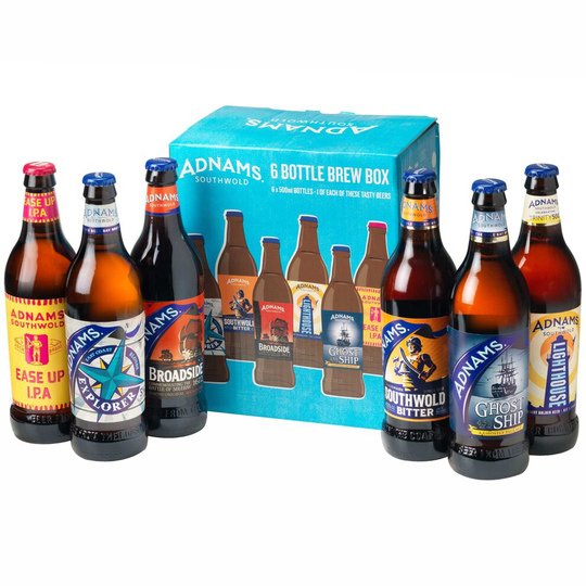 Adnams Mixed Beer Gift Selection Box - 6x500ml