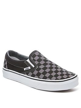Vans Ua Classic Checkerboard Slip-On - Black/Grey