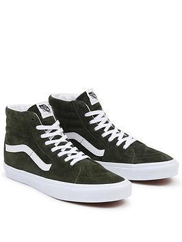 Vans UA Sk8-Hi - Khaki/White, Khaki/White, Size 6, Men