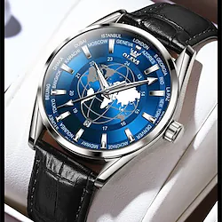 OLEVS 9926 Oris Brand Watch Decorated Luminous Calendar Waterproof Olevs Men'S Quartz Watch Lightinthebox