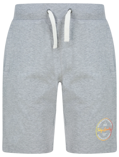 Jogger Shorts Rainbow Surf Brushback Fleece Jogger Shorts in Light Grey Marl - Tokyo Laundry / M - Tokyo Laundry