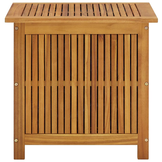 vidaXL Solid Acacia Wood Garden Storage Box Chest Furniture Outdoor Indoor