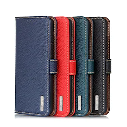 Phone Case For Apple Wallet Card iPhone 14 Pro Max 13 12 11 Pro Max Mini X XR XS 8 7 Plus Full Body Protective Magnetic Flip Kickstand Solid Colored Genuine Leather Lightinthebox